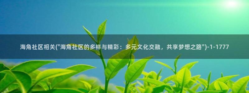 海角导航社区：海角社区相关(\